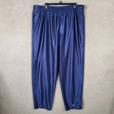 Vintage Nike Pants Mens XXL Blue Tear Away Track Team Sports Peel Off Warmup 90s | eBay