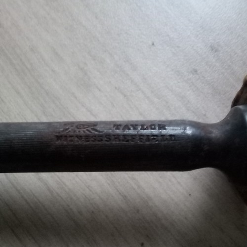 Vintage Sharpening Steel Stag Antler Butchers Tool Taylor Eye Witness - Picture 3 of 8