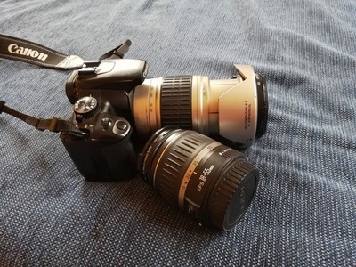 Canon EOS 400D / EOS Digital Rebel XTi 10.1MP Digitalkamera - Schwarz (Kit...