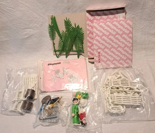 Vintage Playmobil 5323 Retired, New Sealed in Baggies Patio Set/Victorian