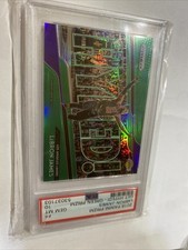 2018-19 Panini Prizm Get Hyped! Green Prizm LeBron James #4 PSA 10 GEM MT