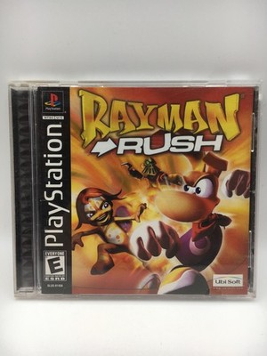 PS1 Playstation 2002 - Rayman Rush w/ Box & Manual (Works)