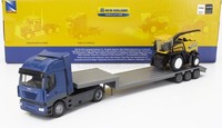 Newray 1/43 Lkw Iveco Stralis 540 Pritsche Mit MÄHdrescher Statisches Modell