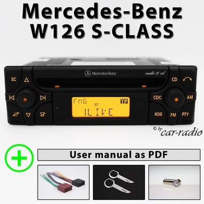 Mercedes W126 Car Stereo Audio 10 CD MF2910 OEM Radio Genuine S-Class C126 V126