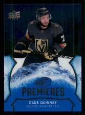 2020-21 Upper Deck Ice #117 Gage Quinney XRC /1299