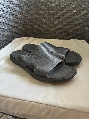 Cole Haan Goldwyn 2.0 Slide Sandals Fits Mens 12 Black Leather