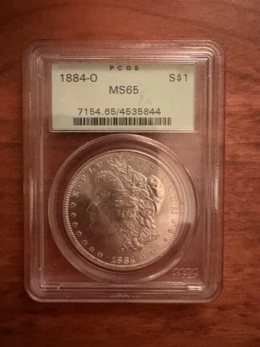Morgan Silver Dollar 1884-O MS-65! A Real Beauty!