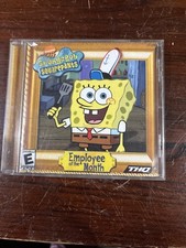 SpongeBob SquarePants - Employee Of The Month PC Game, 2002, THQ CIB w/ Sleeve