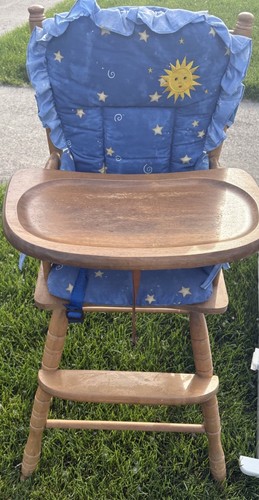 VNTG 90s Kidsline Celestial Embroidered Highchair Cover
