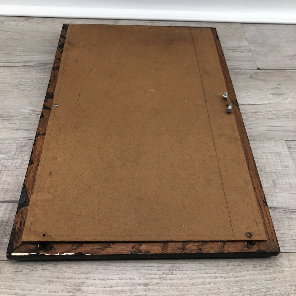 "Marco de fotos doble negro madera envejecida baño impresión decoración de pared 18"" X 12""" Foto 3 de 4