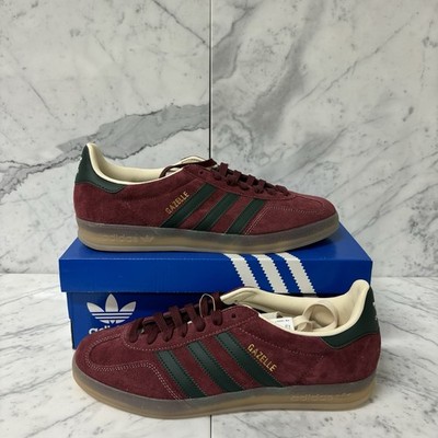Size 10 - adidas Gazelle Indoor Shadow Red Shadow Green - JH5403