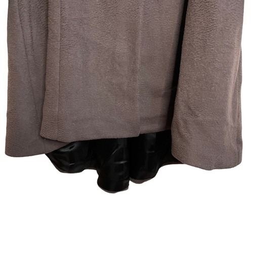 Cappotto trench lana marrone Heike Jarick taglia 4 - Foto 5 di 8