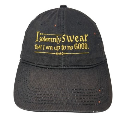 I Solemnly Swear That I Am Up To No Good Slideback Hat Black One Size