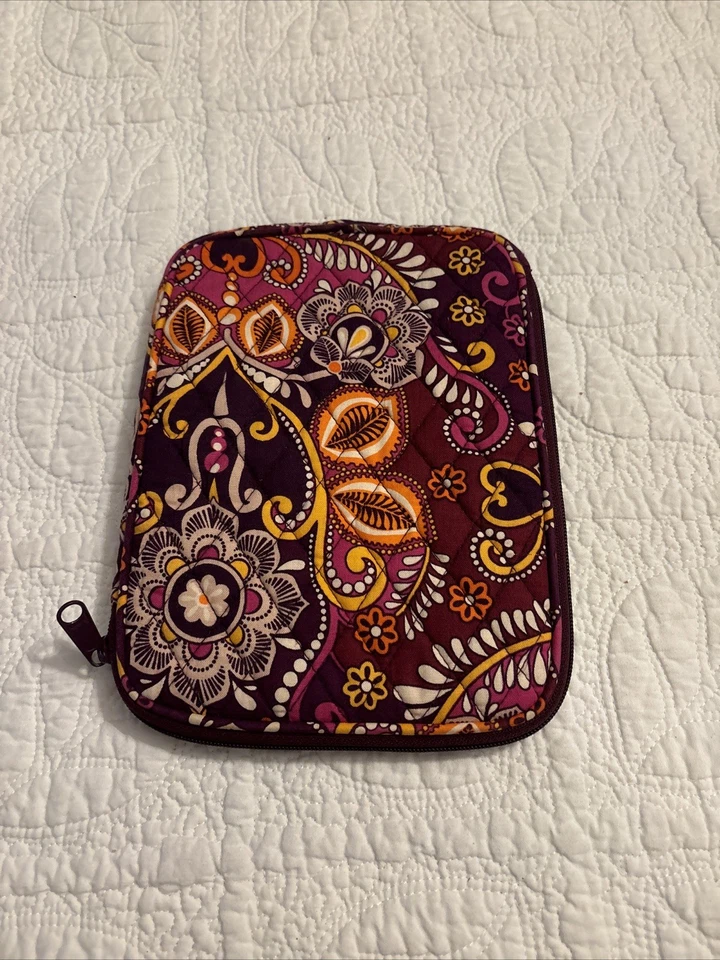 Vera Bradley Tablet Cover Case Quilted Ipad Sleeve 9x7 Safari Sunset Retired - Image 3 of 4