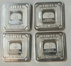 Lot Of 4 Total, Silver Geiger 5 Gram Loose Bars.