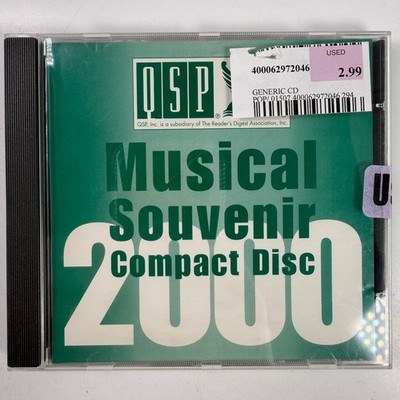 Various Artists   Musical Souvenir CD 2000 Promo Compilation QSP