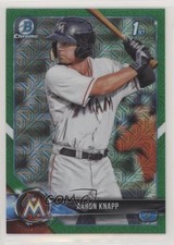 2018 Bowman Chrome Prospects Mega Box Green Mojo Refractor /99 Aaron Knapp 6f8