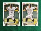 Konnor Griffin 2025 Bowman Baseball 2-Card Lot Pirates Baseball’s Top Prospect