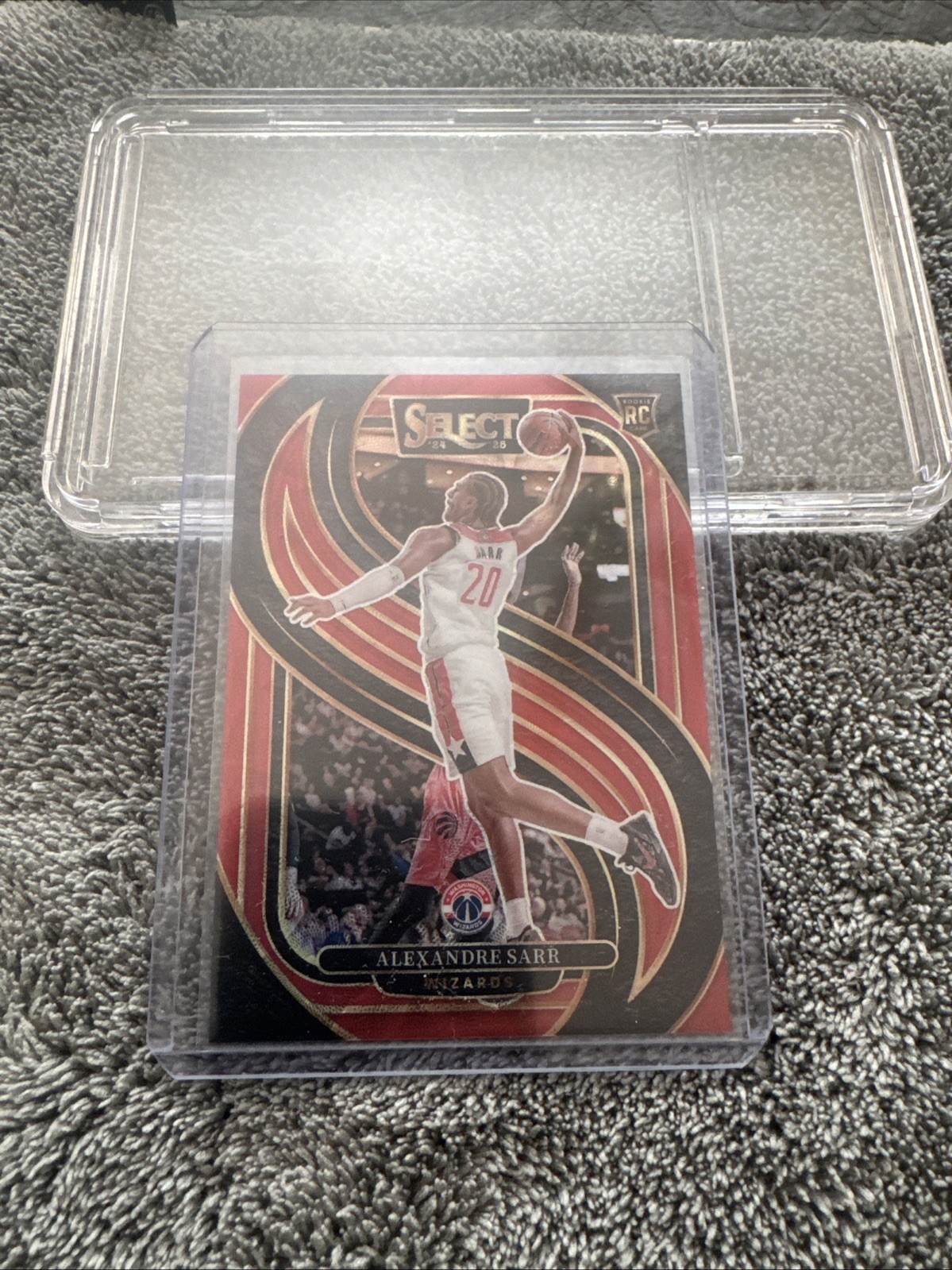 2024 Panini Select - Premier Level Alexandre Sarr #185 Red Scope Prizm /249 (RC)