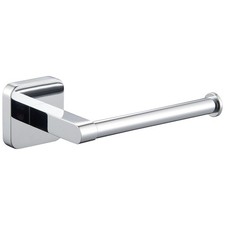 Nuie Trisen Chrome Toilet Roll Holder Polished Chrome Wall Mount Loo Roll