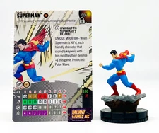DC Heroclix Superman #006 w/ Card Death of Superman Iconix Set