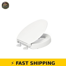 KOHLER Hyten Elevated Soft Close Toilet Seat - White