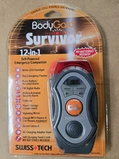 Swiss+Tech BodyGuard Survivor 12-in-1 Self-powered Emergency Companion - New
