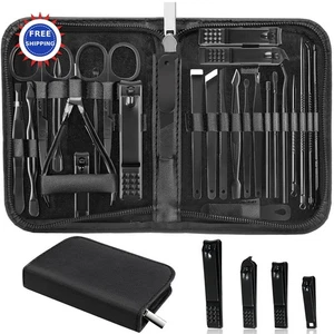 Manicure Set Professional 26 Pieces Stainless Steel Nail Care Tools MINKINH