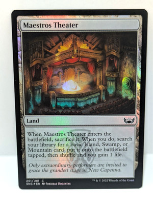 Maestros Theater - Streets of New Capenna - Land - Foil - Common - SNC 251