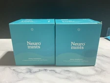 2 x Neuro Mints L-theanine B-12 Nootropics Caffeine 54 pcs Boost Energy & Focus
