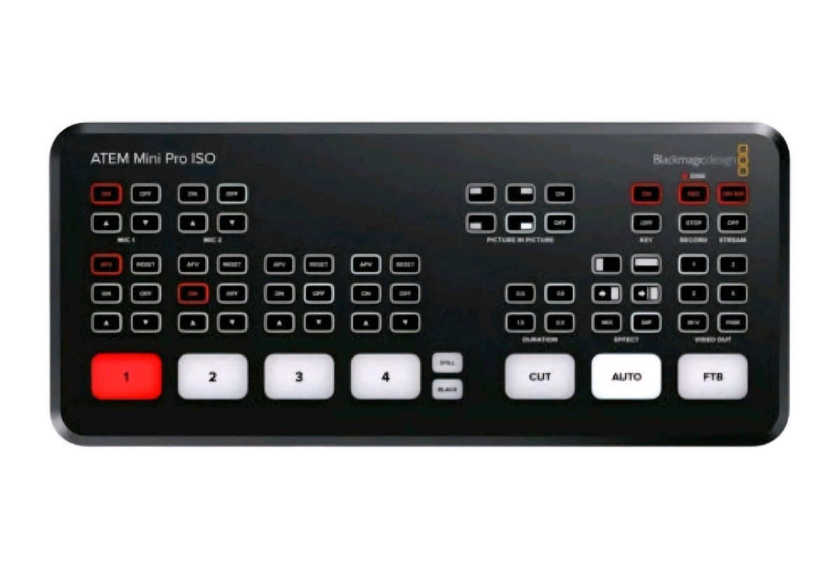 Blackmagic ATEM Mini Pro ISO　中古美品 Blackmagic Design Atem Mini Pro ISO HDMI Live Stream