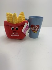 New Way To Celebrate French Fries Plush 6" Stuffed Animal Let's French Valentine
