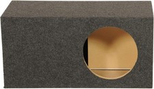 SINGLE 12" EXTRA LARGE VENTED SUBWOOFER ENCLOSURE 3.7 ft w/ 1" MDF FRONT FACE
