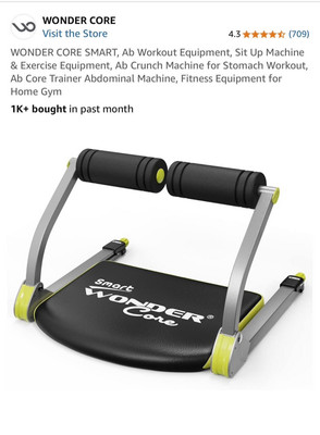 WONDER CORE SMART Sit Up Exercise Equipment, Abdominal Exerc | eBay
