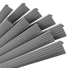 Kit de profilés de bord d'escalier auto-adhésifs PVC 50x42mm antidérapant...