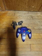Nintendo 64 Ice Blue Video Game Controller OEM NUS-005 N64 VTG 