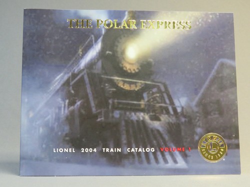 POLAR EXPRESS COVER TRAIN CATALOG book 