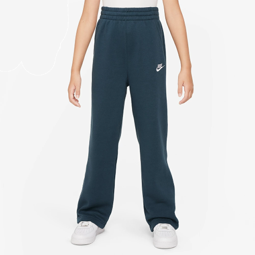 New Nike Sportswear Club Fleece Big Kids' (Girls') Wide-Leg Pants