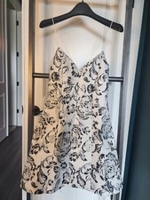 Alice + Olivia Floral Jacquard Fit & Flare Mini Dress – Size 2, Excellent Condit