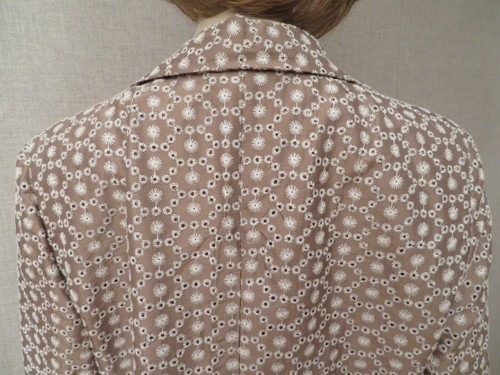 Akris Dress Suit Jacket Coat Neiman Marcus Runway Sz 14 Eyelet Embroidered NWT - Picture 9 of 15