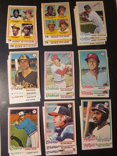 1978 Topps Baseball Pick Choose Complete Your Set(501-726) NM, NM/MT - Updated - Picture 208 of 223
