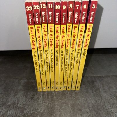 Lot of 10 Hank the Cowdog Books Paperback by John R. Erickson new never read