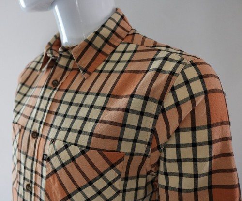 Junk Food Clothing Mens Short Sleeve Button Down Shirt Orange/Yellow Siz Small S - Picture 5 of 11