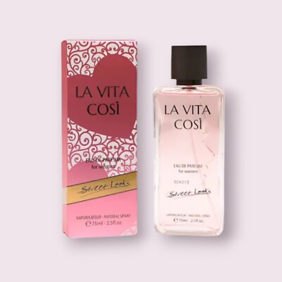 Street Looks La Vita Cosi 75ml Damen Parfüm Eau de Parfum Zitrus Frisch EDP NEU