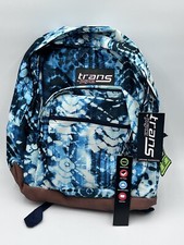 Trans by JanSport SuperBreak Backpack with Laptop Sleeve Super Cool Indigo. K2