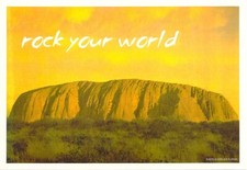 V08630 Australia Avant Card #8630 Rock Your World Ayers Rock Uluru postcard