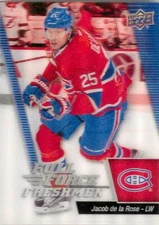 JACOB DE LA ROSA 2015-16 Upper Deck FULL FORCE FRESHMAN 3-D ROOKIE RC #102 