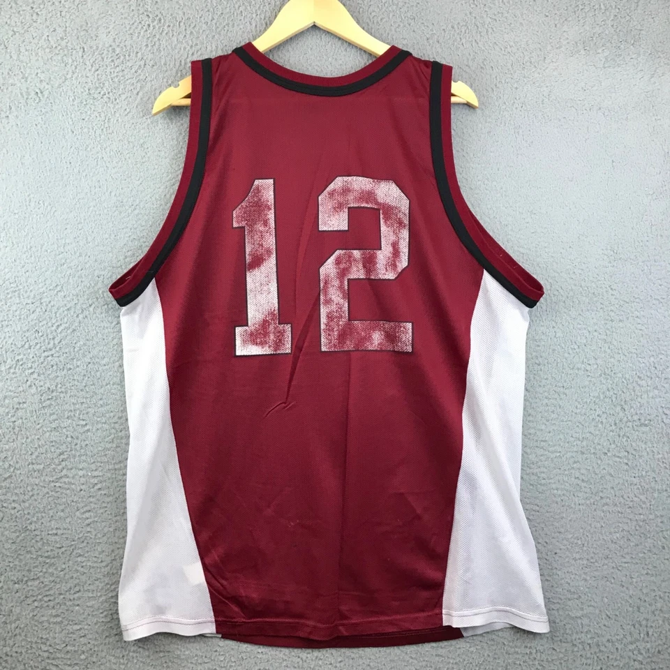Vintage Arkansas Razorbacks NCAA Basketball Jersey Champion Jersey #12 48 - Image 2 of 4