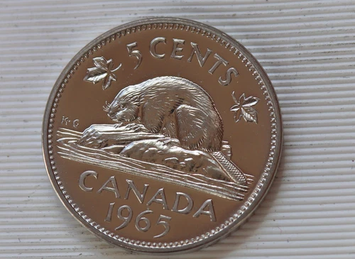 1965 Canada 5 Cents — photo from another recent sale