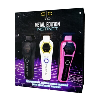 Stylecraft Instinct Metal Edition Hair Trimmer #SC410M + Free MGS Razor